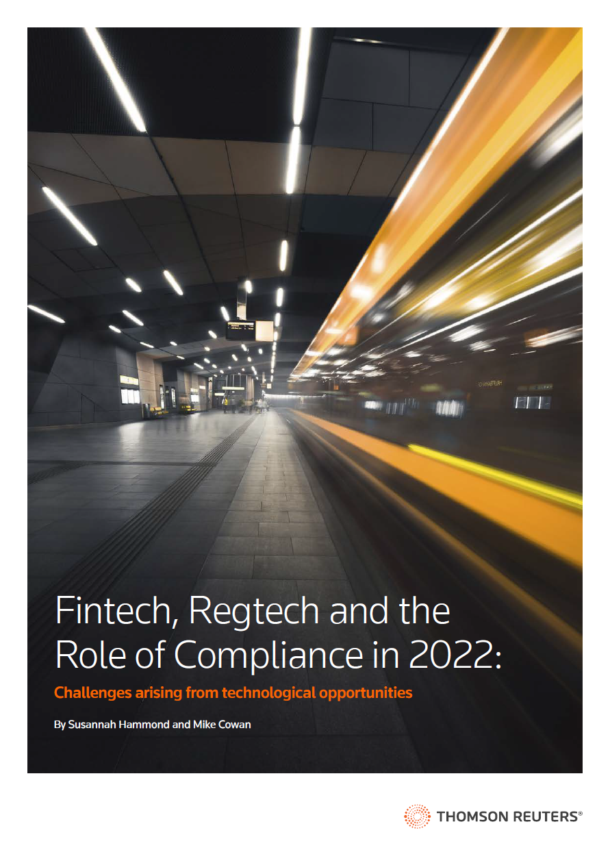 Fintech, Regtech and the Role of Compliance in 2022