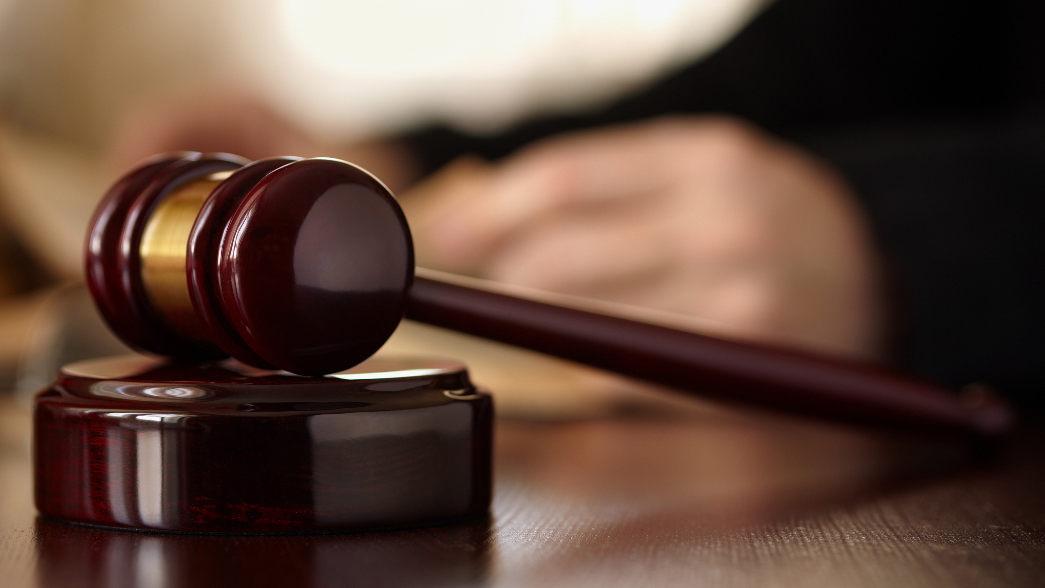 gavel and judge